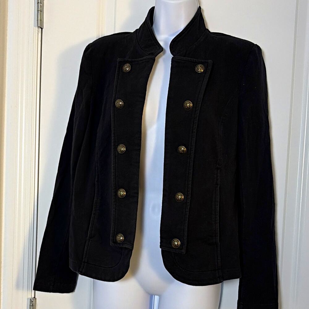 Tommy Hilfiger Military band Jacket M Cotton Blend Preppy Regencycore